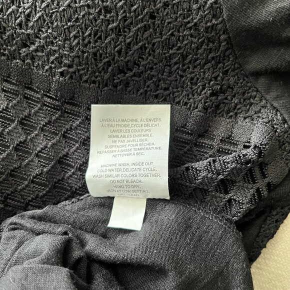 Black D/C Jeans TShirt with Lace Pattern - Size 2X GUC - Picture 4 of 9